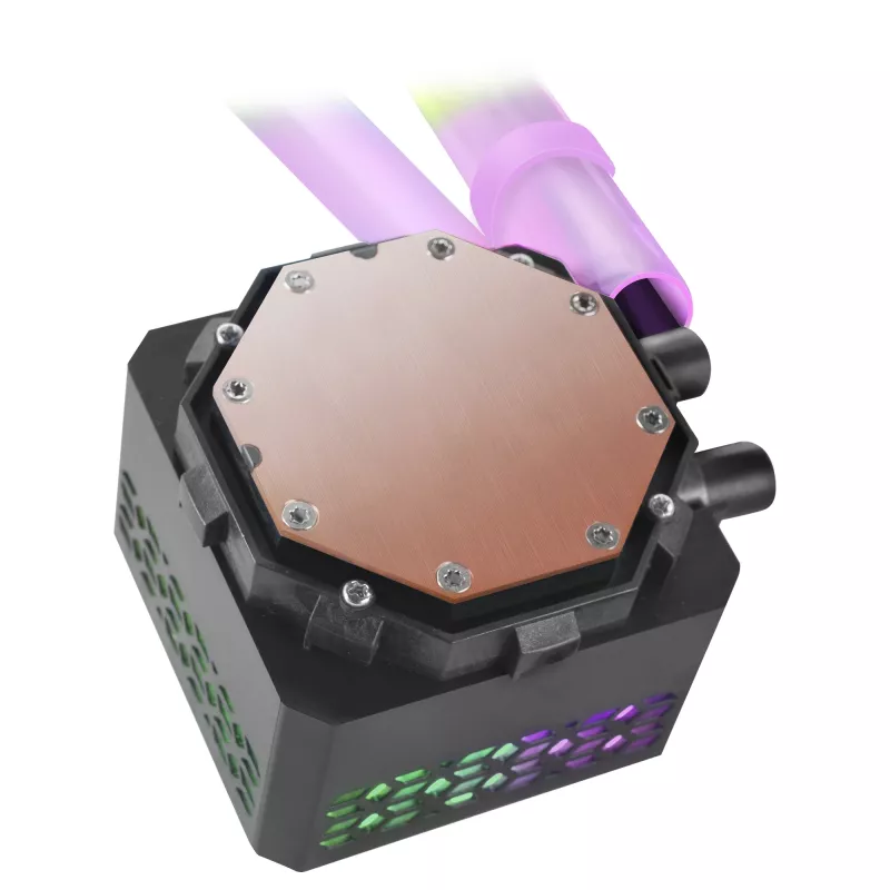 Mars Gaming ML-ULTRA360 Negro refrigeración líquida de CPU TDP 650W Infinity Mirror 3 ventiladores FDB ARGB silenciosos tubos ARGB multisocket universal