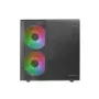 Mini Torre PC Mars Gaming MC-400 Blanco 2 ventiladores frontales de 120 mm