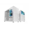 Mars Gaming MC-LCD Mini torre negra, blanca