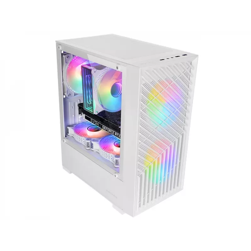 Mars Gaming MC-VORTEXW Minitorre blanca