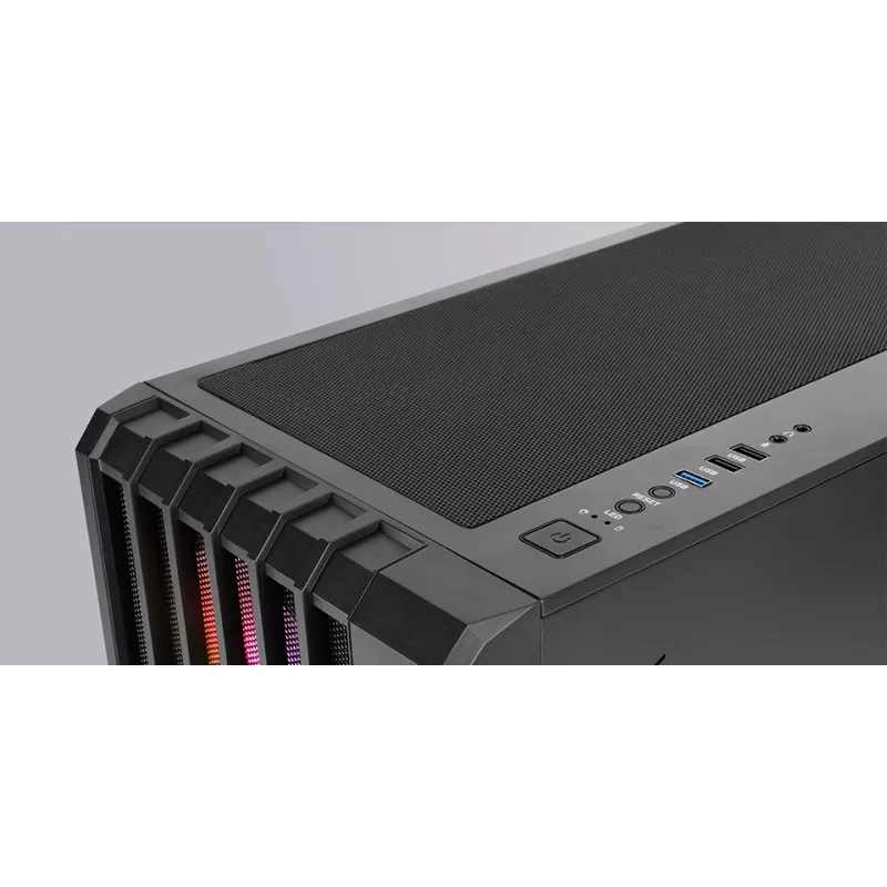 Mars Gaming MC-VAULT Caja de ordenador semitorre negra