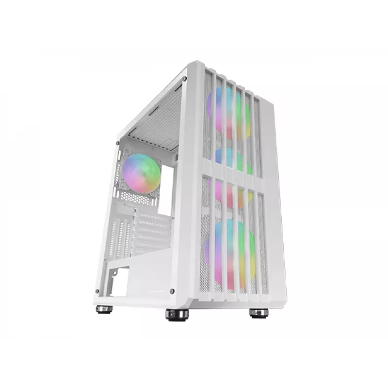 Mars Gaming MC-VAULTW Caja de ordenador semitorre blanca