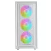 Mars Gaming MC-AIRW Caja de ordenador semitorre blanca