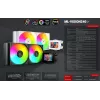 Mars Gaming ML-VISION240W Refrigeración líquida AIO para CPU, 240 mm, RGB, blanco
