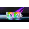 Mars Gaming ML-VISION240W Refrigeración líquida AIO para CPU, 240 mm, RGB, blanco