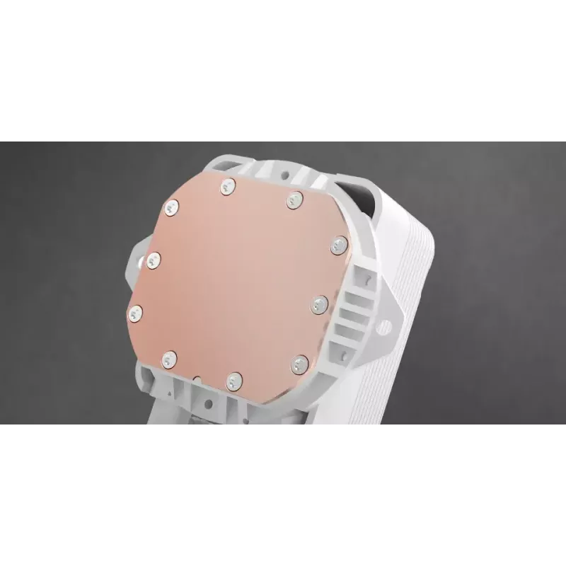 Mars Gaming ML-VISION240W Refrigeración líquida AIO para CPU, 240 mm, RGB, blanco