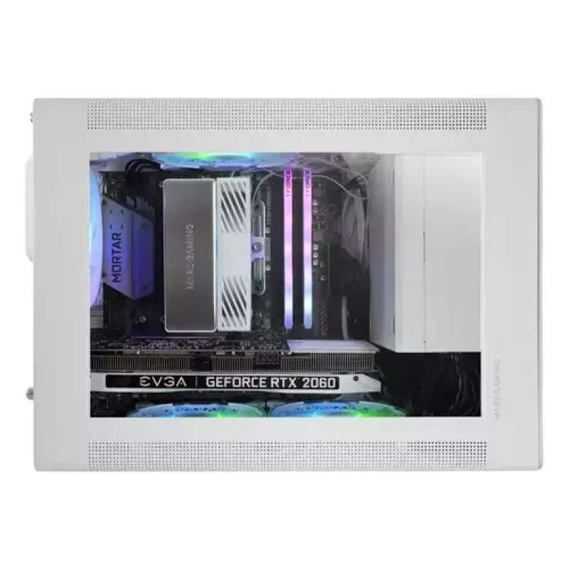 Caja de ordenador Mars Gaming MCXPSW mATX blanca