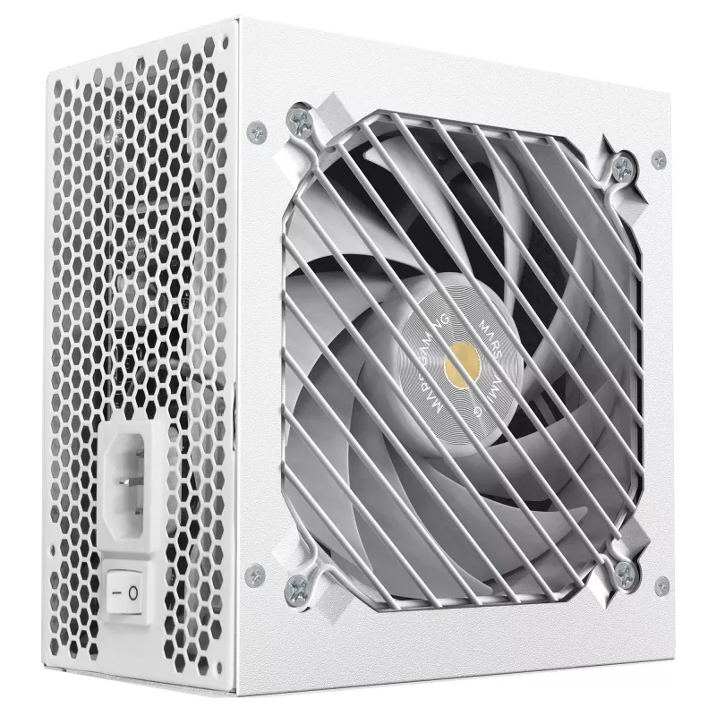 Mars Gaming MPB1000PSIW Fuente de alimentación 1000 W 24 pines ATX ATX blanca