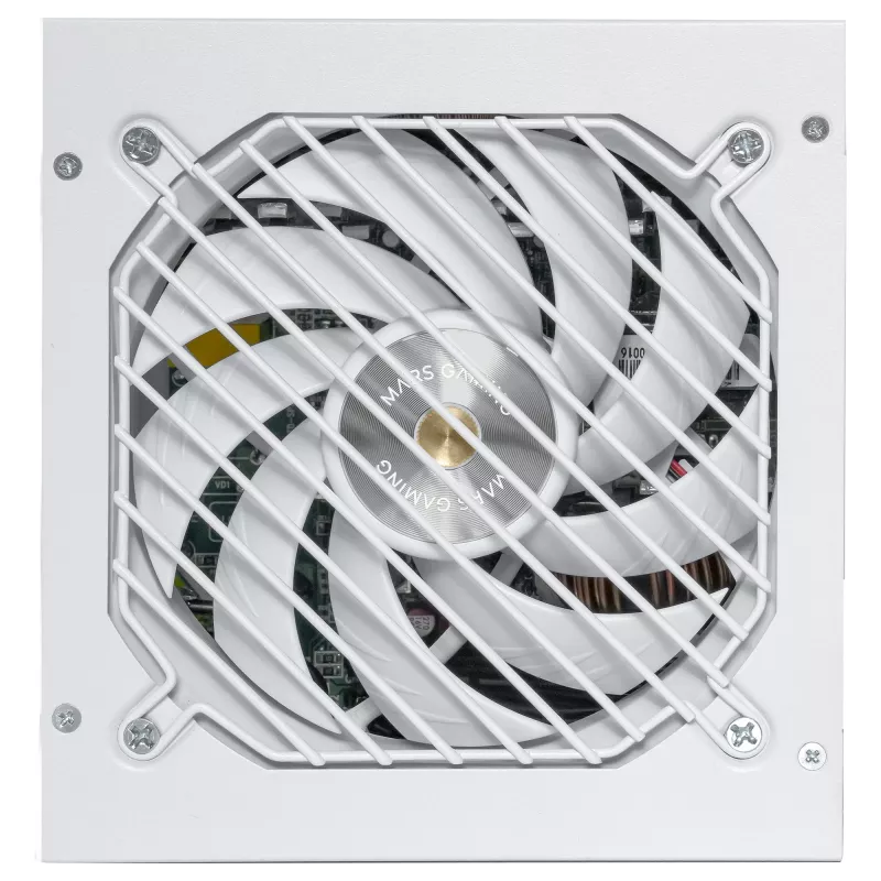 Mars Gaming MPB1000PSIW Fuente de alimentación 1000 W 24 pines ATX ATX blanca