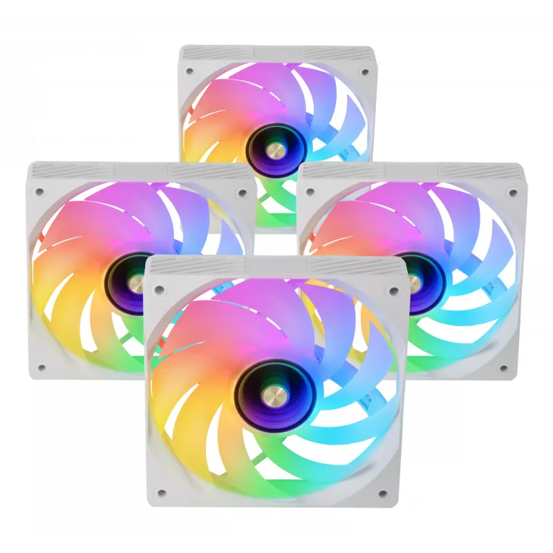 Mars Gaming MFSI4KITW Sistema de refrigeración para ordenador ventilador para caja de ordenador 12 cm blanco
