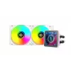 Mars Gaming ML-VISIONPRO240W Refrigeración líquida todo en uno para procesador 12 cm blanca 1 ud.