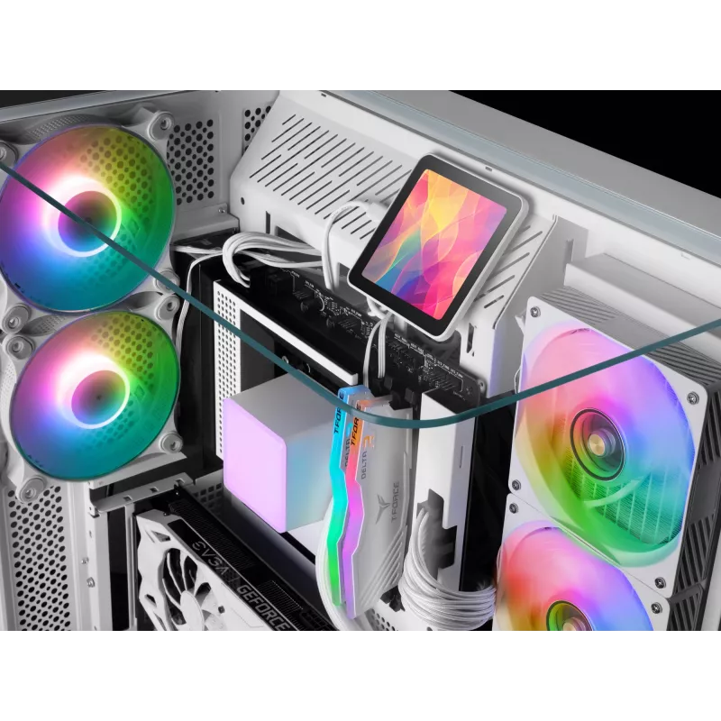 Mars Gaming ML-VISIONPRO240W Refrigeración líquida todo en uno para procesador 12 cm blanca 1 ud.