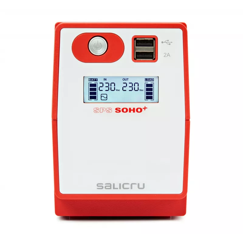 SALICRU SPS 500 SOHO+ 500VA 300W USB LCD Schuko SAI