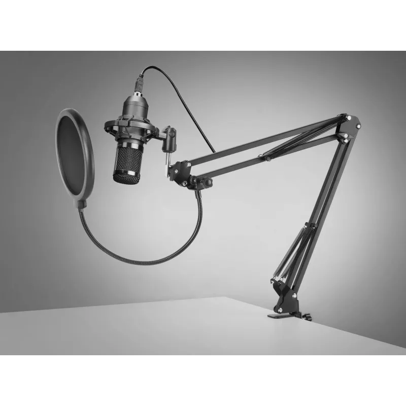Mars Gaming Micrófono de ultra alta definición para streaming negro
