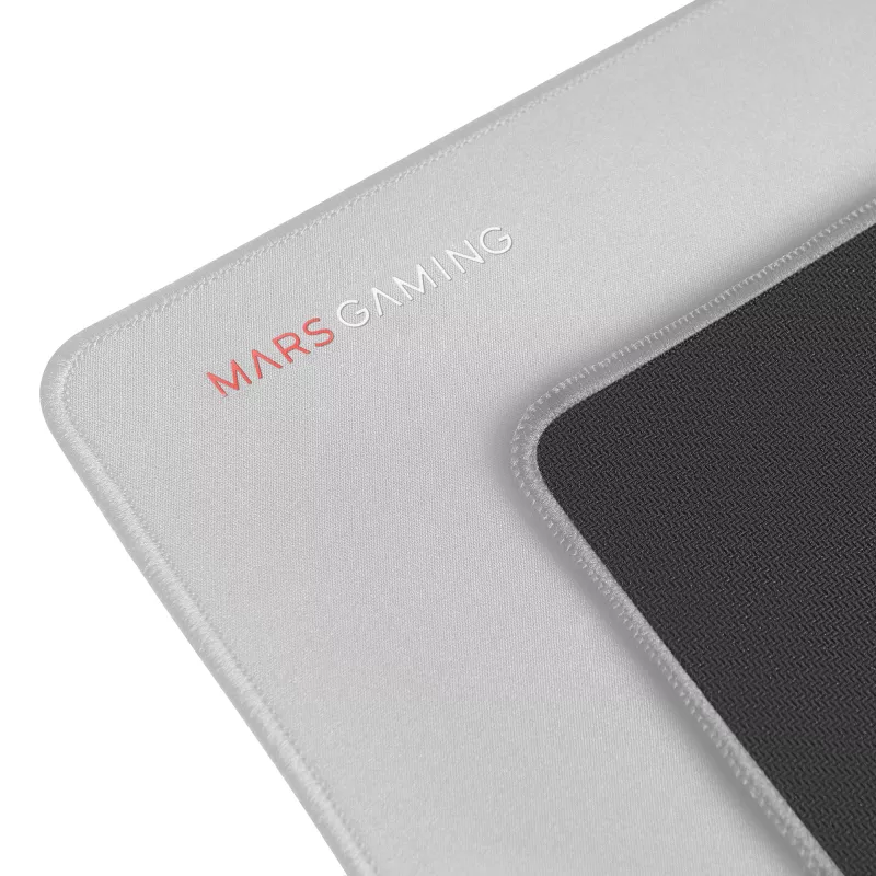 Mars Gaming MMPXLS Silver, alfombrilla de ratón XL, doble capa, nanotextura, 800x300x4mm