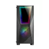 Mars Gaming MC777, caja de ordenador ATX, iluminación ARGB, negro, PC, negro, ATX, micro ATX, Mini-ITX, azul, verde, rojo, 15,8 cm, 31,8 cm
