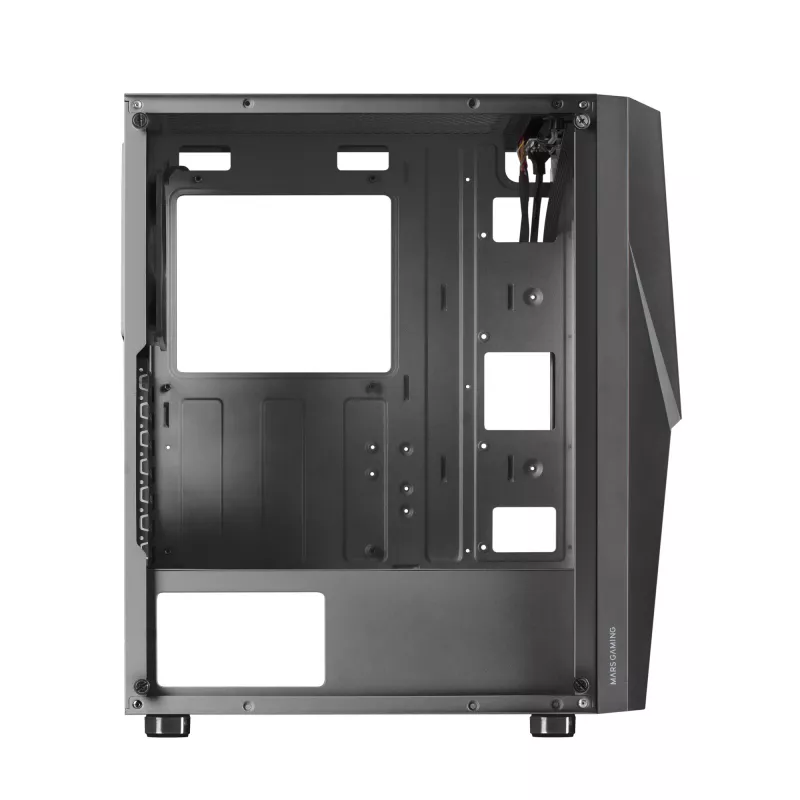 Mars Gaming MC777, caja de ordenador ATX, iluminación ARGB, negro, PC, negro, ATX, micro ATX, Mini-ITX, azul, verde, rojo, 15,8 cm, 31,8 cm