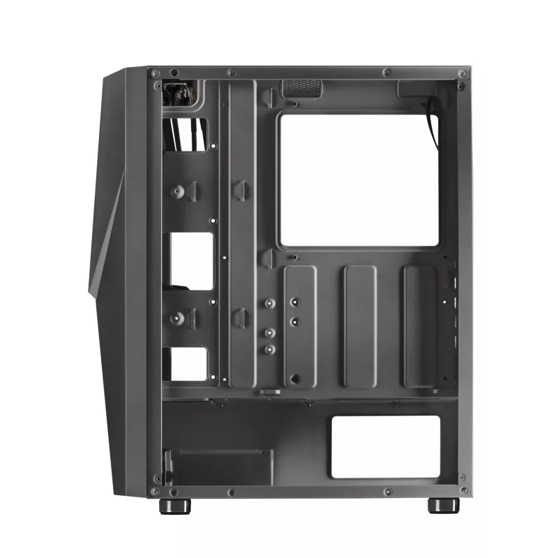 Mars Gaming MC777, caja de ordenador ATX, iluminación ARGB, negro, PC, negro, ATX, micro ATX, Mini-ITX, azul, verde, rojo, 15,8 cm, 31,8 cm