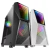 Mars Gaming MC777, caja de ordenador ATX, iluminación ARGB, negro, PC, negro, ATX, micro ATX, Mini-ITX, azul, verde, rojo, 15,8 cm, 31,8 cm