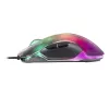Mars Gaming MMGLOW ratón gaming RGB Chroma-Glow acabado espejo 12800 DPI negro