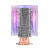Mars Gaming MCPU66 disipador CPU Triple ARGB 6 heatpipes HCT TDP 220W 2 ventiladores 12cm