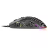 Mars Gaming MM55 negro ratón gaming RGB Chroma ultraligero 55g 12800 DPI interruptores mecánicos HUANO