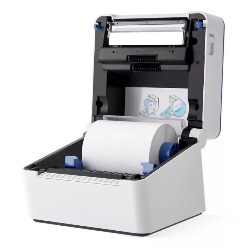 Impresora de etiquetas HP HPKE200 — térmica directa, 203 x 203 DPI, 178 mm/s, con cable, 101,6 mm de ancho de impresión