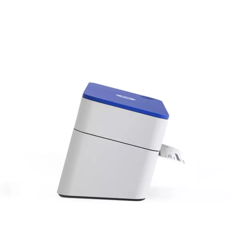 Impresora de etiquetas térmica directa HP HPKE100 203 x 203 DPI 127 mm/s con cable USB blanco/azul