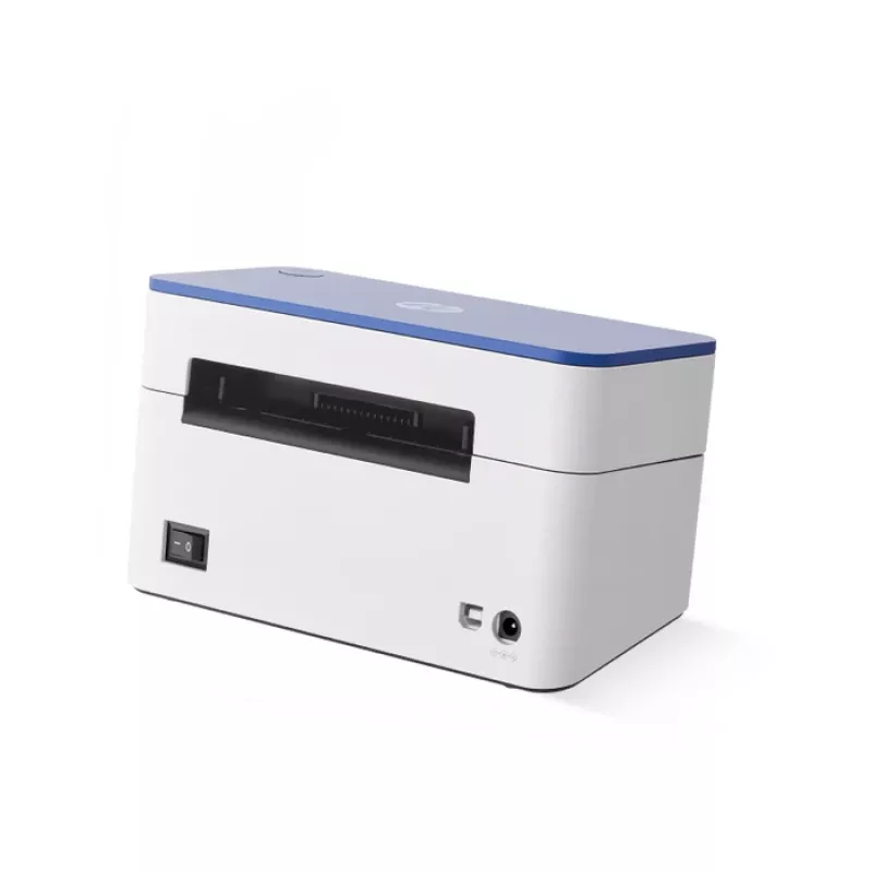 Impresora de etiquetas térmica directa HP HPKE100 203 x 203 DPI 127 mm/s con cable USB blanco/azul