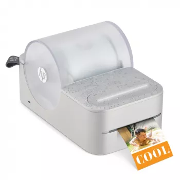 HP Sprocket Panorama impresora portátil de etiquetas en color y fotos de impresión instantánea impresora de etiquetas ZINK (Zero-Ink) color 313,58 x 313,58 DPI 3,3 mm/s con cable e inalámbrica Bluetooth
