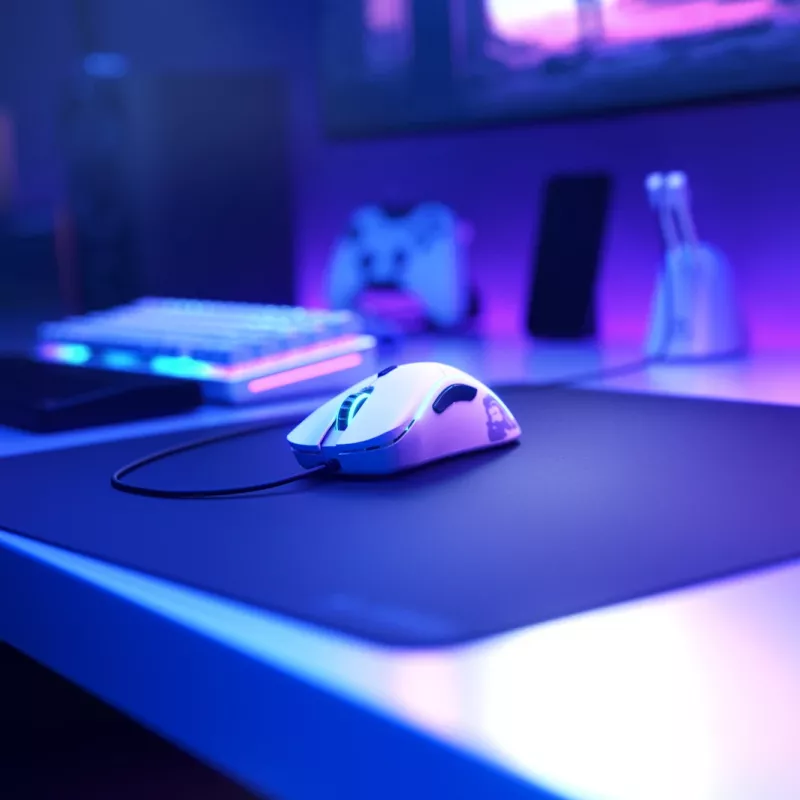 Glorious Gaming Glorious Model D Minus - blanco mate, diestro, óptico, USB Type-A, 3200 DPI, 1 ms, blanco