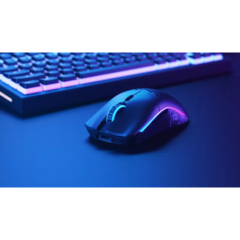 Glorious Gaming Glorious Model O Wireless - negro mate, diestro, óptico, RF inalámbrico, 19000 DPI, 1 ms, negro