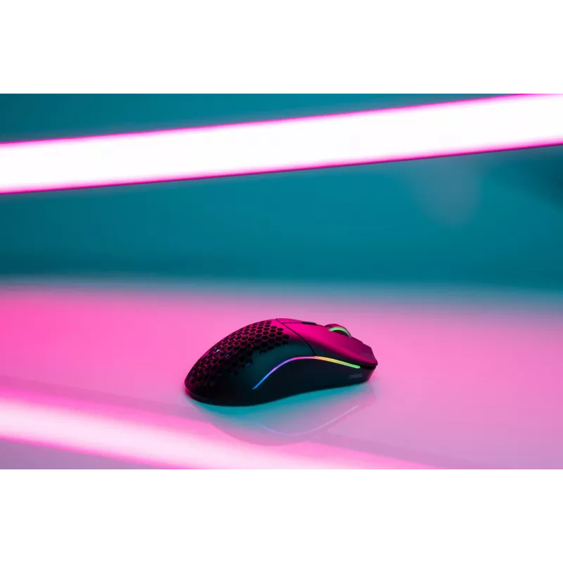 Glorious Gaming Glorious Model O Wireless - negro mate, diestro, óptico, RF inalámbrico, 19000 DPI, 1 ms, negro