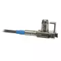 DELL 1DJXC candado de cable negro, plata 1,82 m