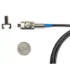 DELL 1DJXC candado de cable negro, plata 1,82 m