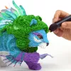 Material de impresión 3D 3Doodler PL03-GRAS ácido poliláctico PLA verde 2 g
