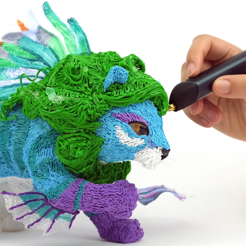 Material de impresión 3D 3Doodler PL10-ROBO ácido poliláctico plata 2 g 3 mm