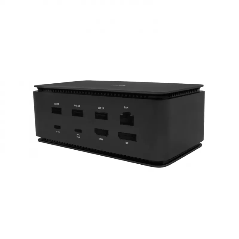 i-tec Metal USB4 estación de acoplamiento Dual 4K HDMI DP con Power Delivery 80 W + cargador universal 100 W
