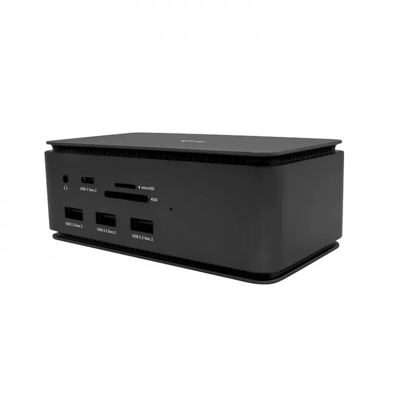 i-tec Metal USB4 estación de acoplamiento Dual 4K HDMI DP con Power Delivery 80 W + cargador universal 100 W