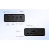 i-tec Metal USB4 estación de acoplamiento Dual 4K HDMI DP con Power Delivery 80 W + cargador universal 100 W