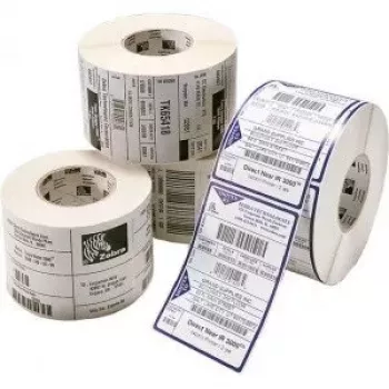Rollo de etiquetas troqueladas Zebra Z-Ultimate 3000T Silver Permanent Adhesive