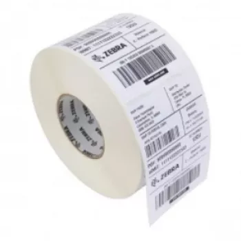 Zebra 8000T Void etiquetas de poliéster mate, plata, 25 x 51 mm, 5000 etiquetas (2 rollos)