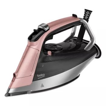 Beko SIM8130P plancha de vapor SoftGlide 3000 W rosa, blanco