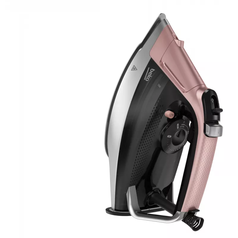 Beko SIM8130P plancha de vapor SoftGlide 3000 W rosa, blanco