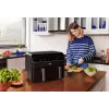 Freidora de aire Beko FRL5388B ExpertFry 8,5 L 2400 W negra con control táctil