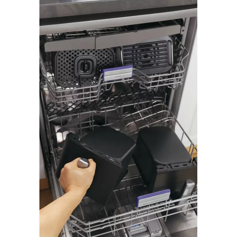 Freidora de aire Beko FRL5388B ExpertFry 8,5 L 2400 W negra con control táctil