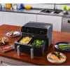 Freidora de aire Beko FRL5388B ExpertFry 8,5 L 2400 W negra con control táctil