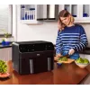Freidora de aire Beko FRL5388B ExpertFry 8,5 L 2400 W negra con control táctil