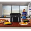 Freidora de aire BEKO FRL3374B 7,6 l 1750 W negra con control táctil, 9 programas, 35–200 °C