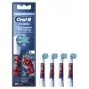 Cabezales de cepillo de dientes de repuesto BRAUN Oral-B Spiderman pack de 4, compatibles con mangos Oral-B, modelo 014052